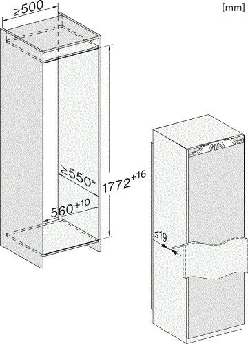 Miele FNS7794E inbouw vriezer afbeelding 6