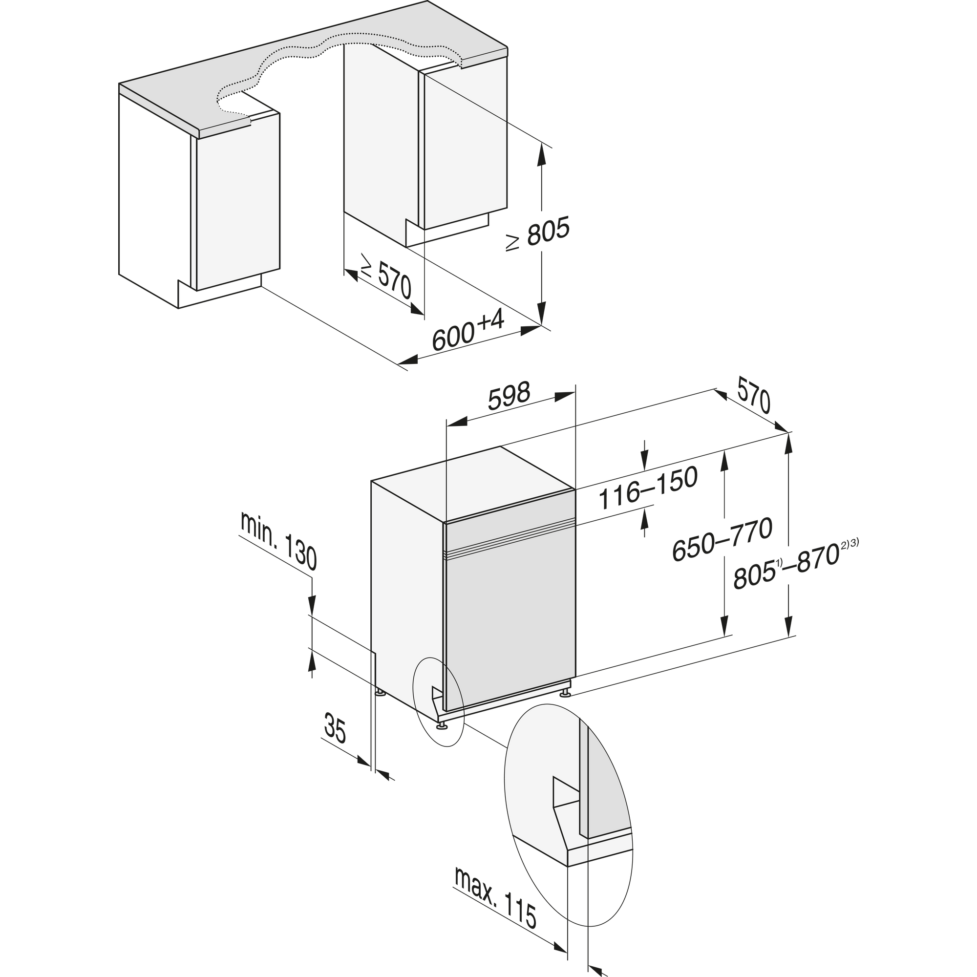Miele G 5132 SC ICLST inbouw vaatwasser afbeelding 6