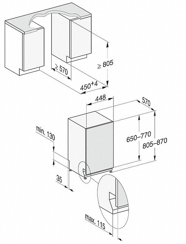Miele G5690SCVI  onderdeel afbeelding 5