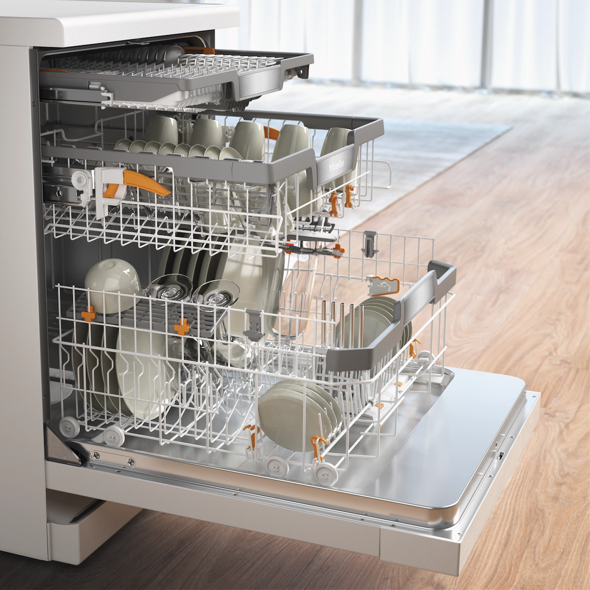 Miele vaatwasser vrijstaand G 7233 SC BRWS afbeelding 4