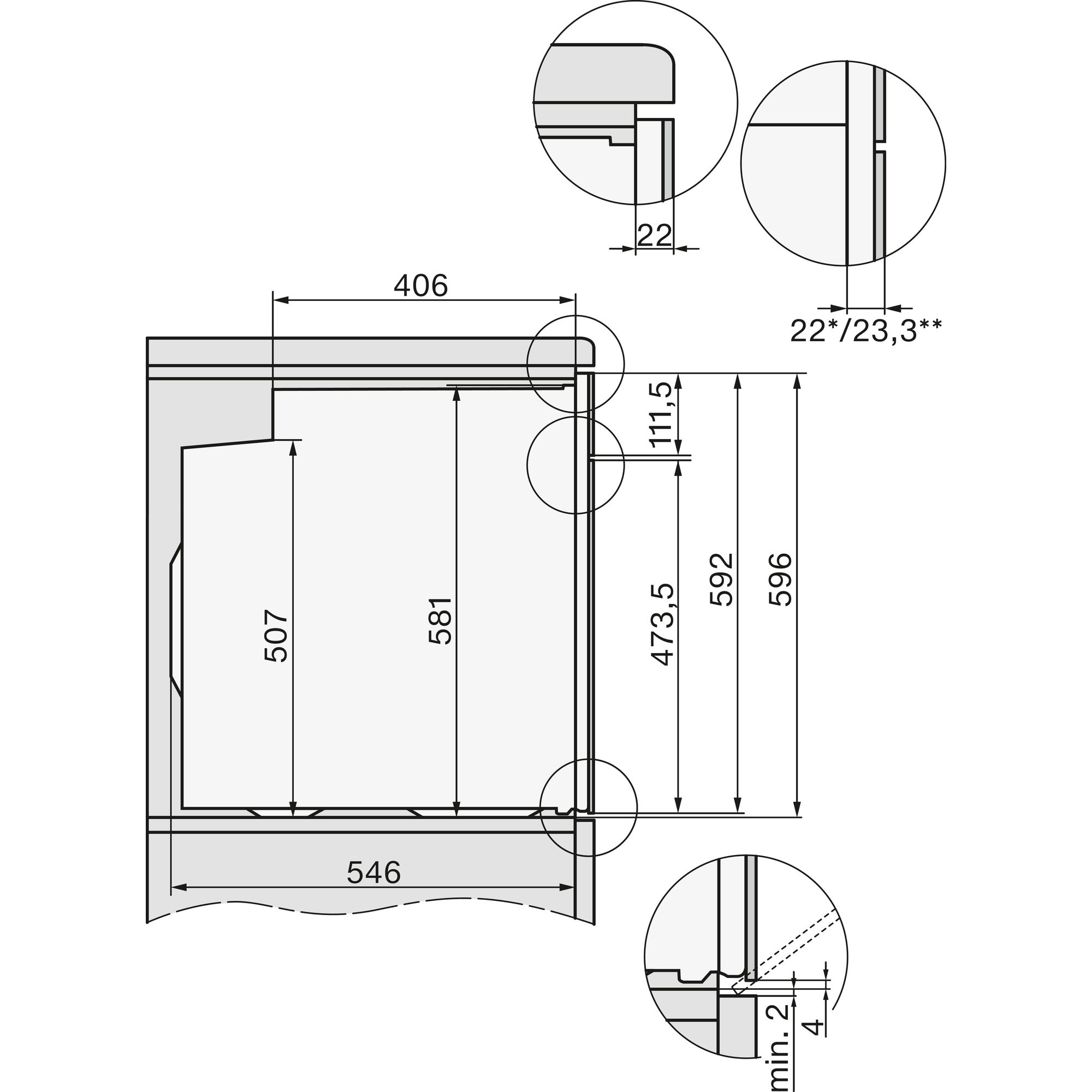 Miele H7260BGRGR inbouw oven afbeelding 5