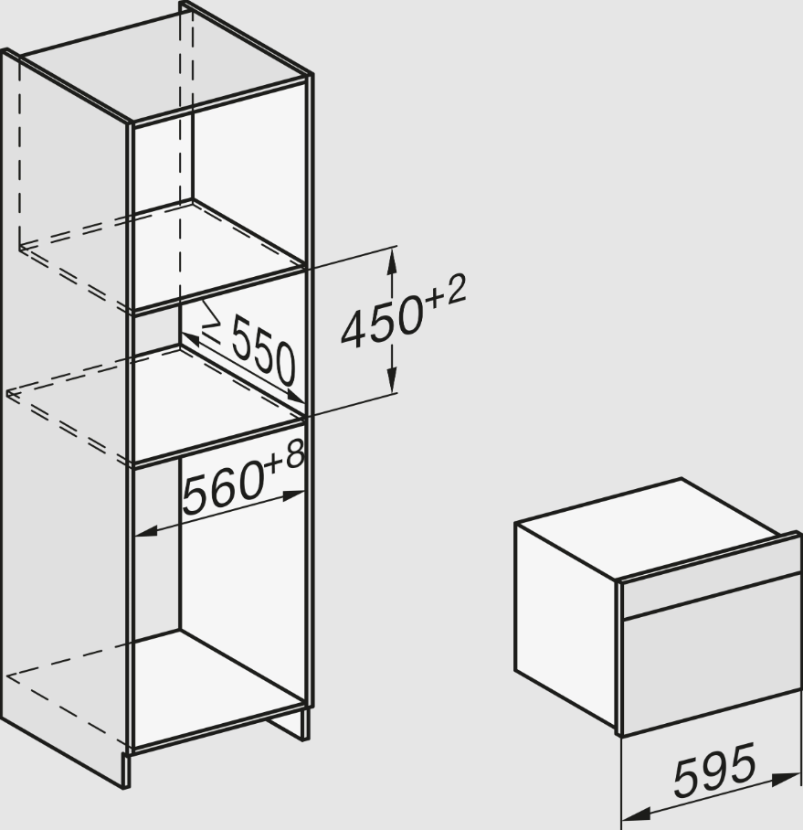 H 7840 BMX GRGR Miele afbeelding 2