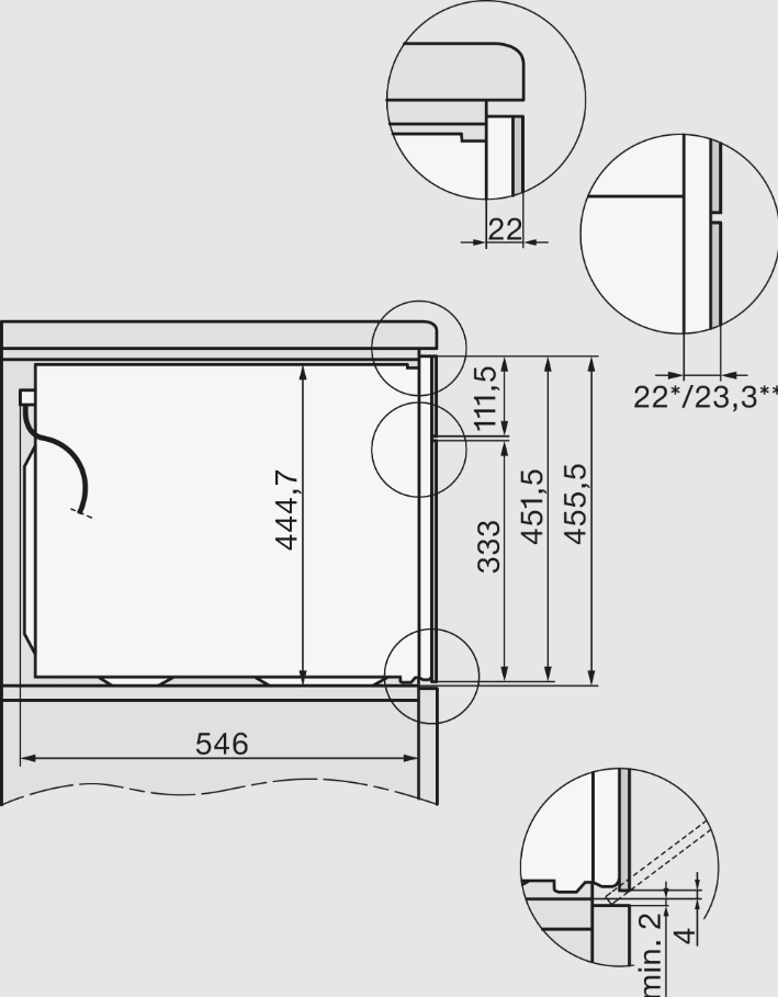 H 7840 BMX GRGR van Miele afbeelding 6