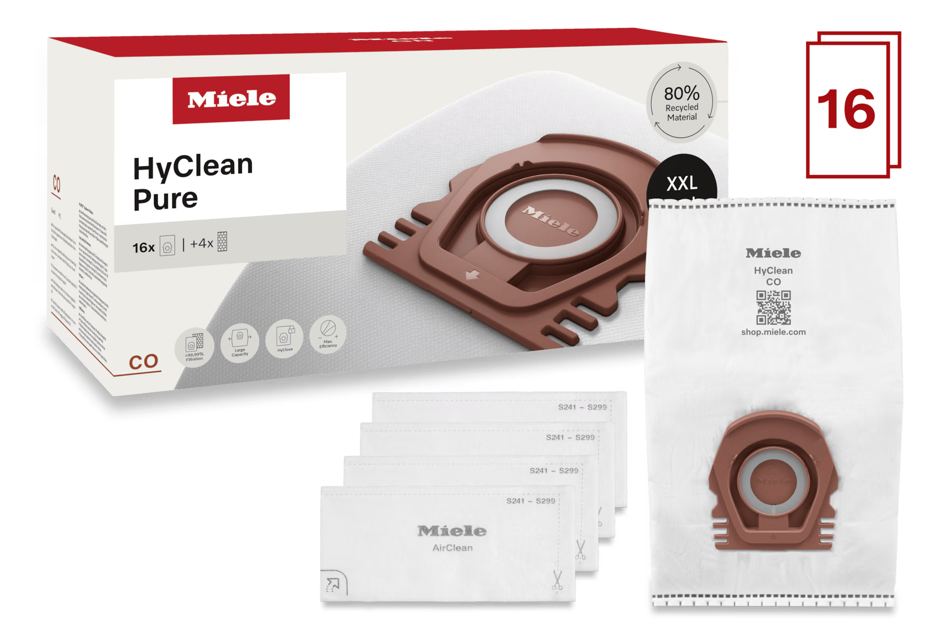 HYCLEAN PURE CO XXL Miele afbeelding 2