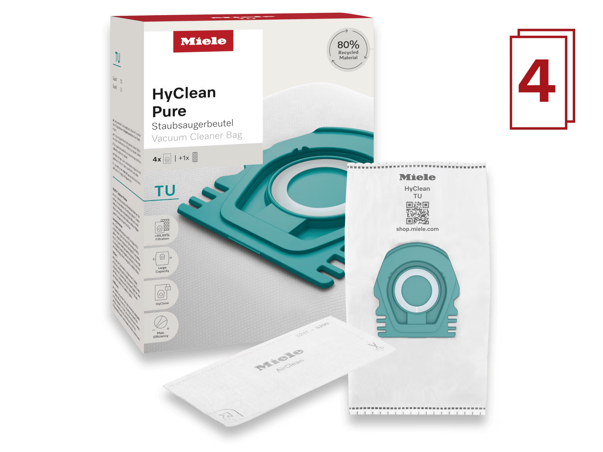 HYCLEAN PURE TU Miele afbeelding 2
