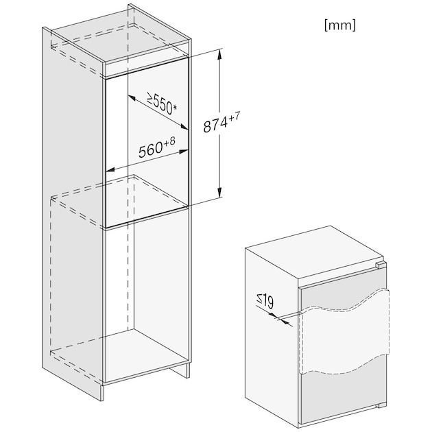 Miele koelkast inbouw K 7117 D afbeelding 4