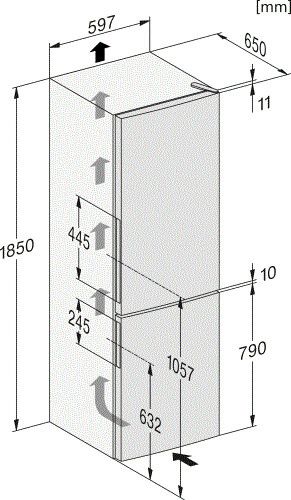 Miele KD4072E EL vrijstaand koelkast afbeelding 6