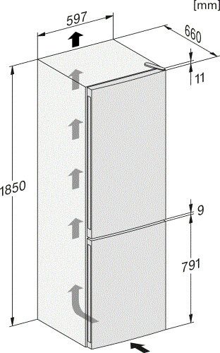 Miele KDN4074E WS vrijstaand koelkast afbeelding 6