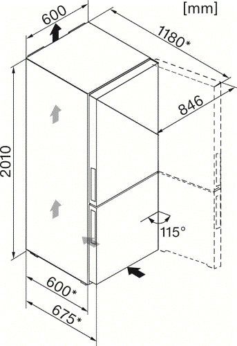 Miele koelkast vrijstaand KFN29233DWS afbeelding 4