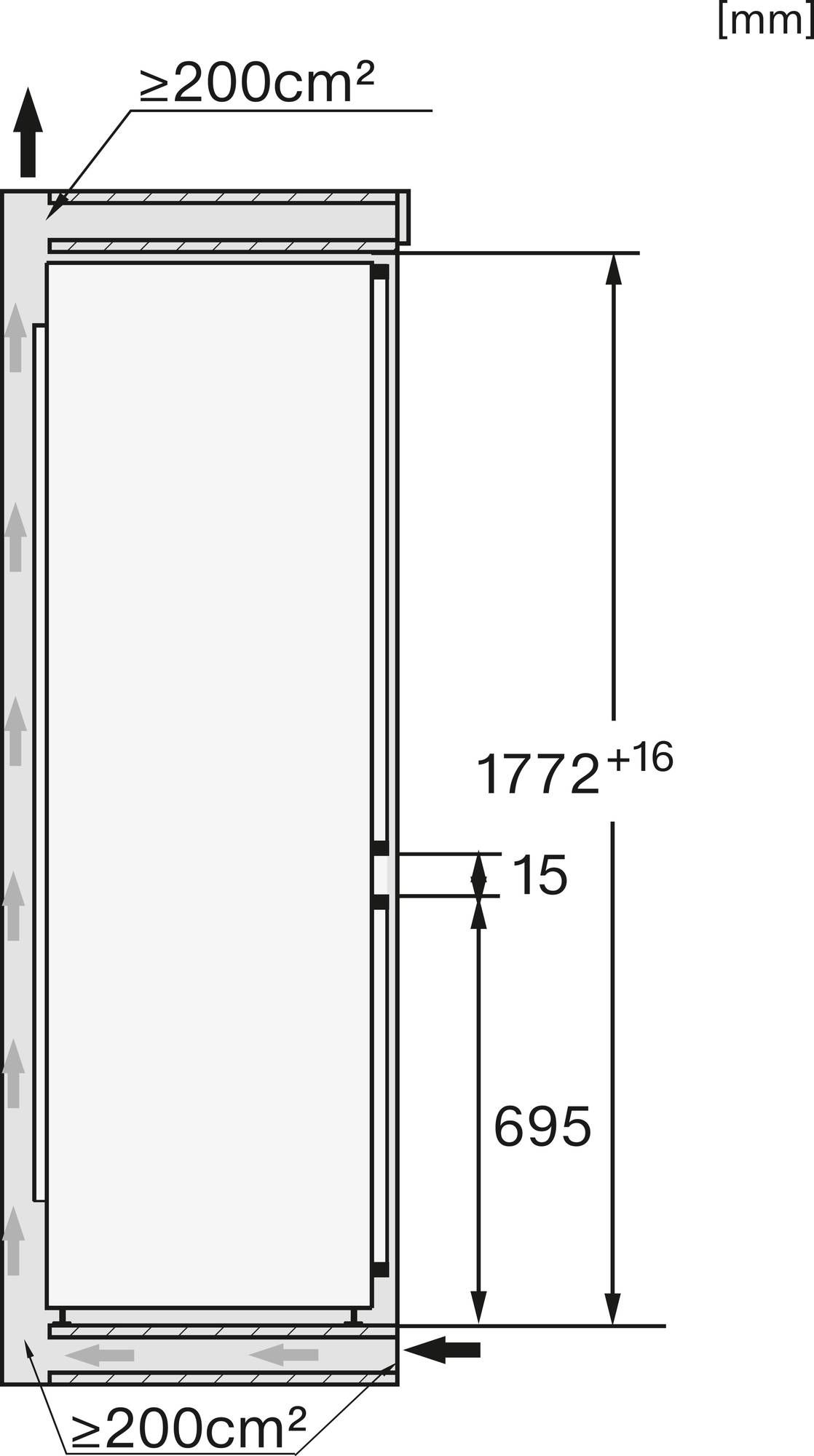 Miele koelkast inbouw KFN7734F afbeelding 4