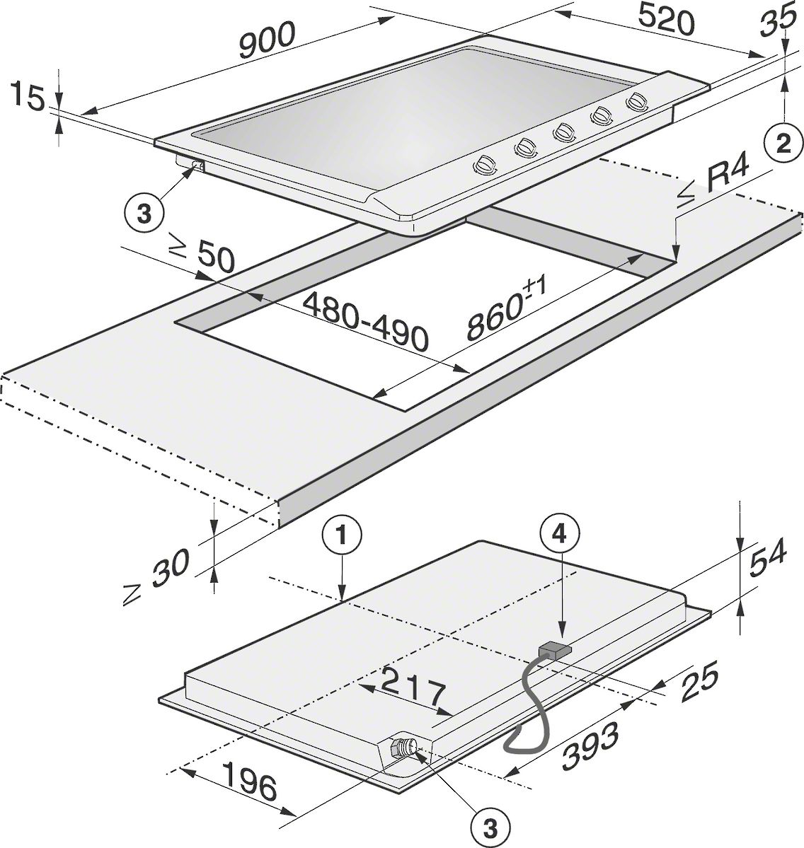 KM 2054 G Miele afbeelding 2