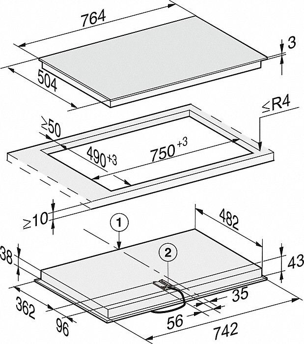 KM 6542 FR Miele afbeelding 2