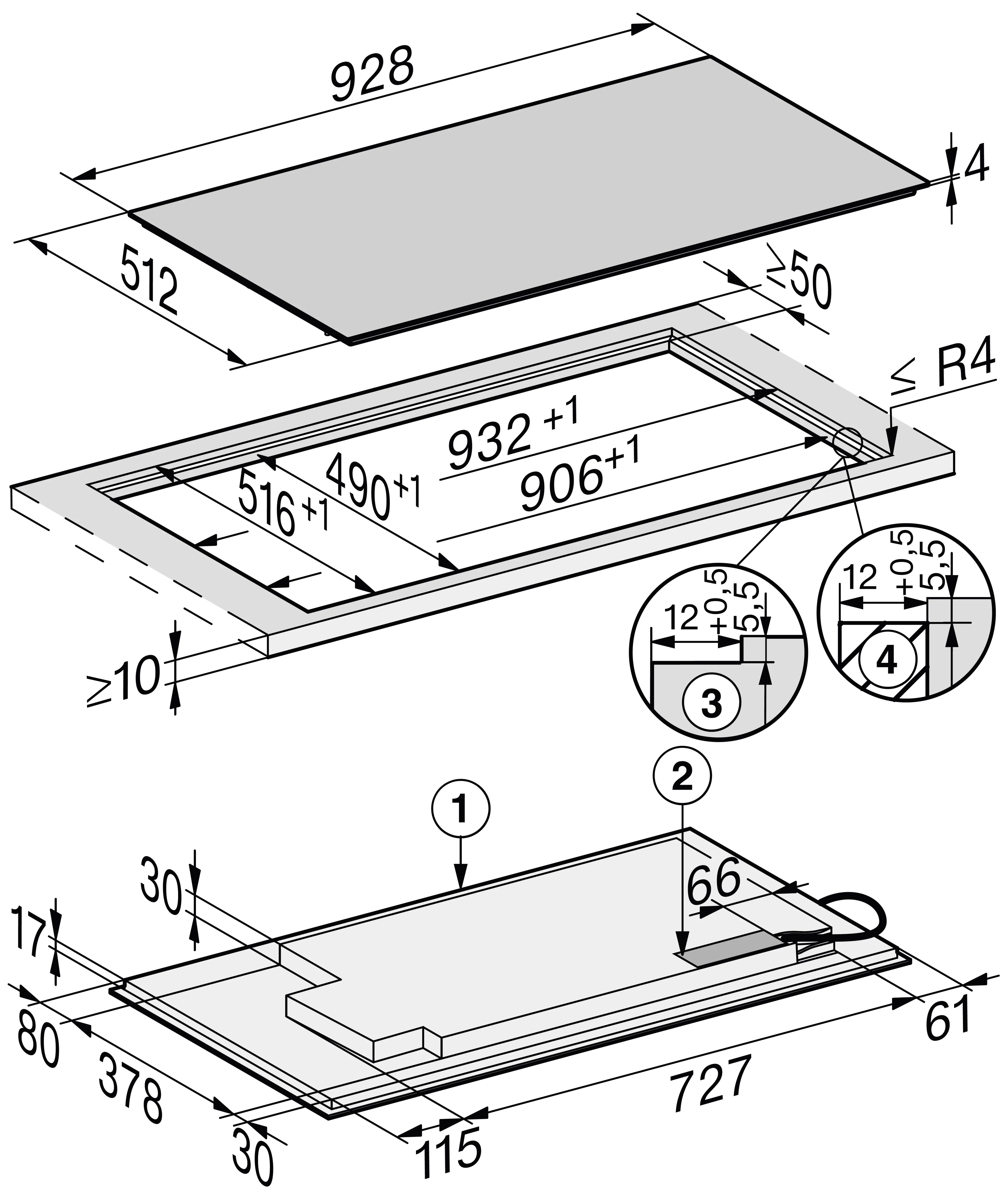 Miele kookplaat KM7629FX afbeelding 3