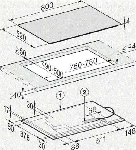 Miele kookplaat KM7879FL afbeelding 3