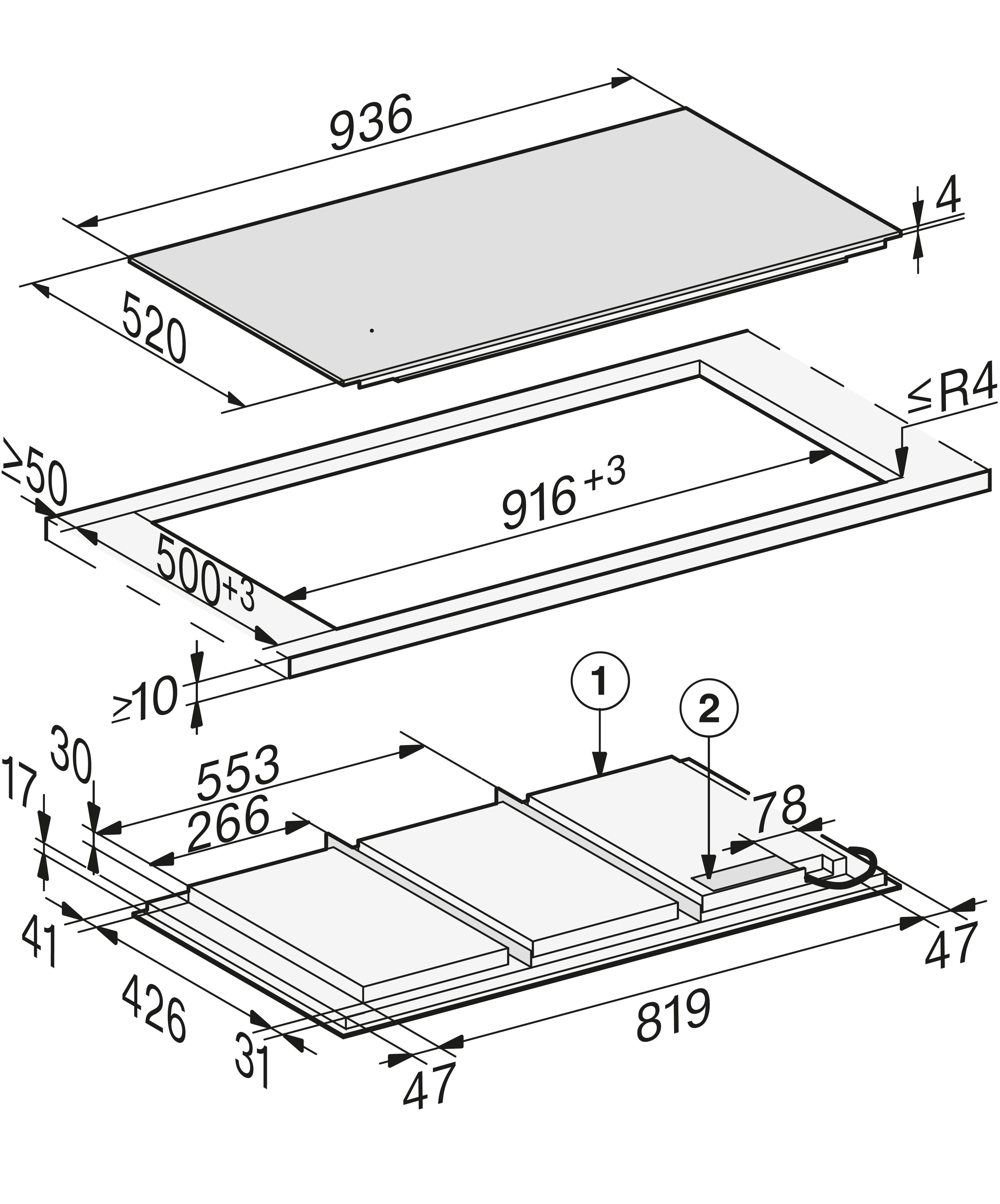 Miele kookplaat inbouw KM7897-1FL afbeelding 4