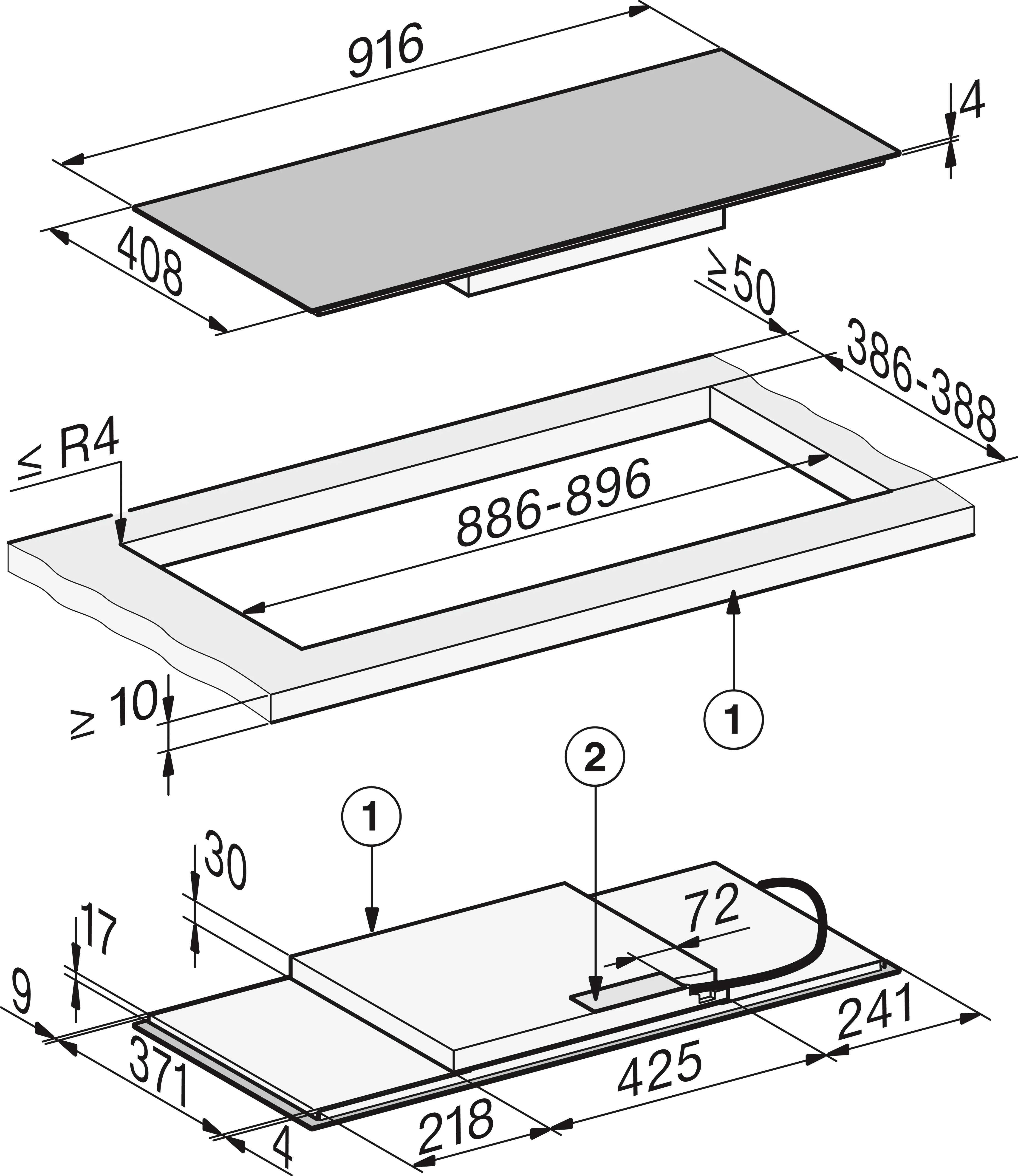 Miele KM8575FLSW inbouw kookplaat afbeelding 5