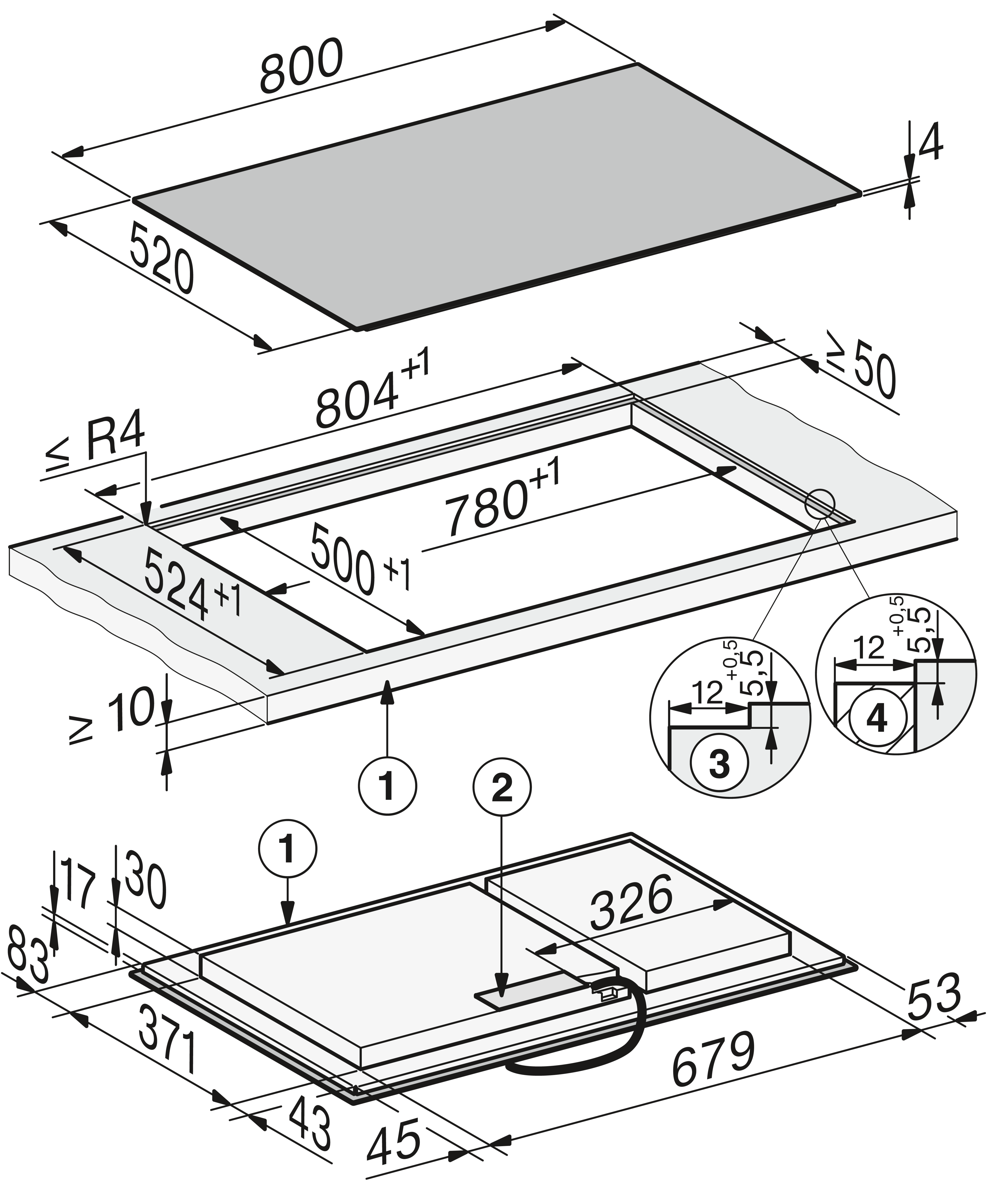 Miele KM8585FLMASW inbouw kookplaat afbeelding 5