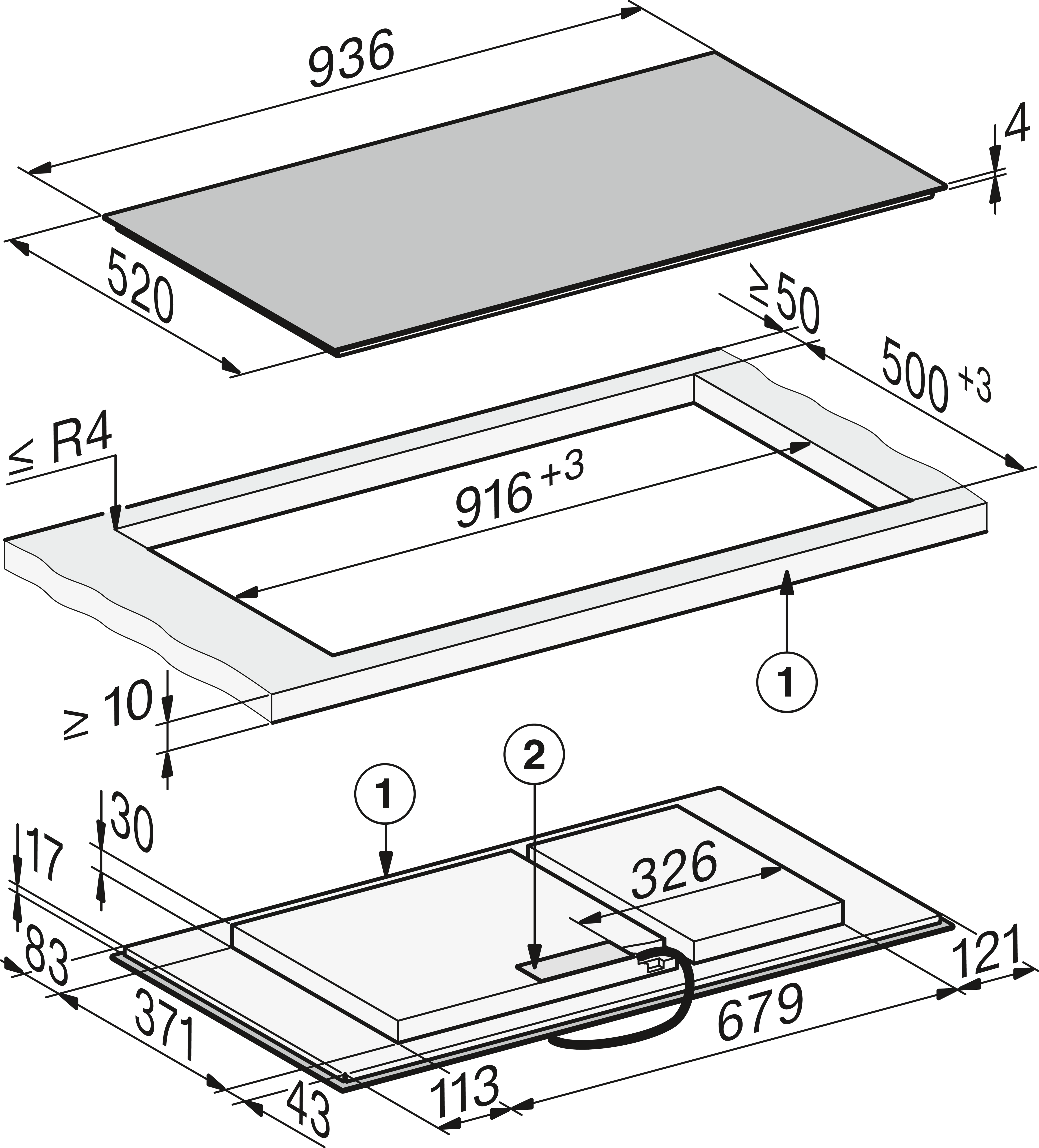 Miele KM8595FLMASW inbouw kookplaat afbeelding 5