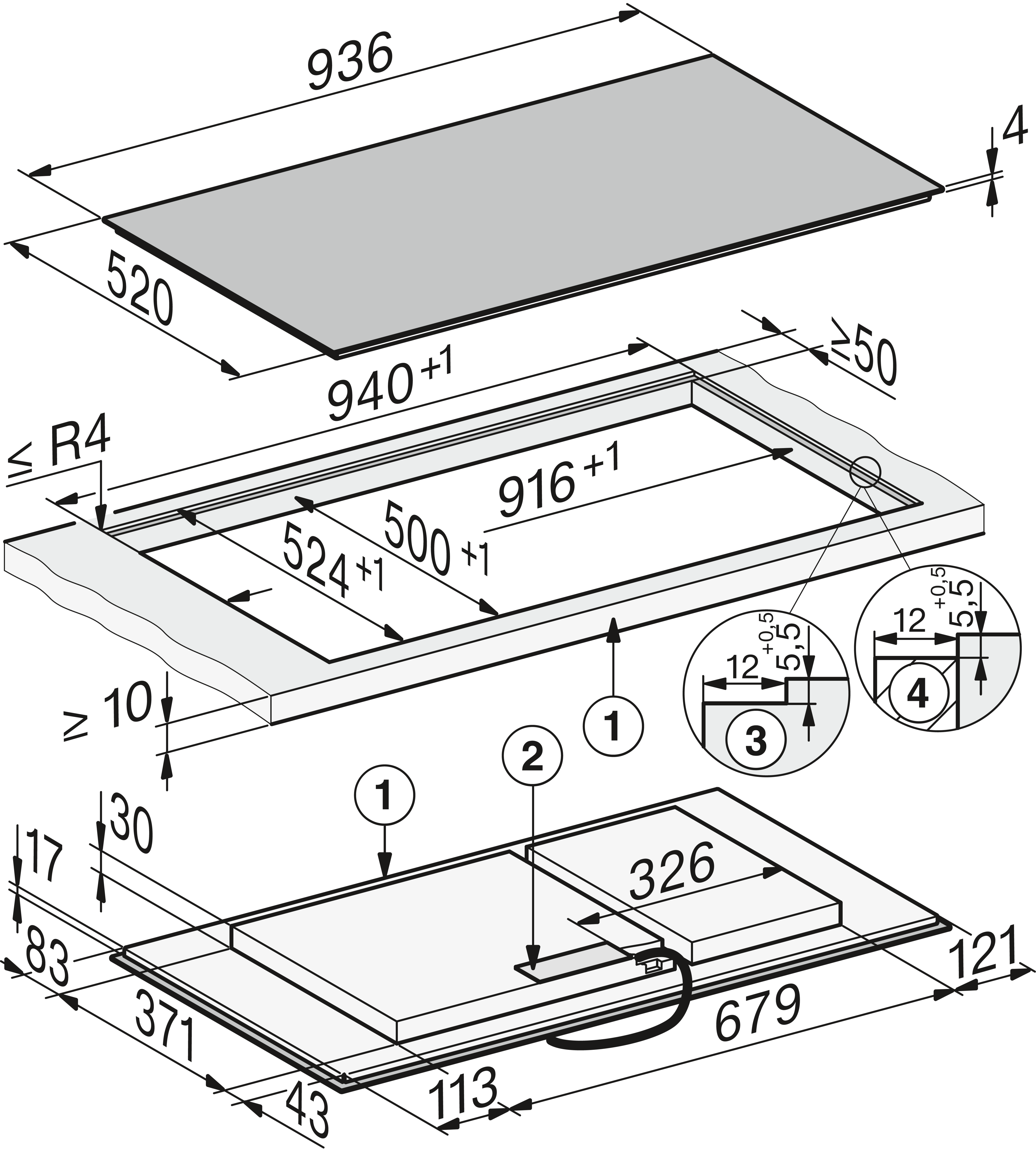 Miele KM8595FLSW inbouw kookplaat afbeelding 5