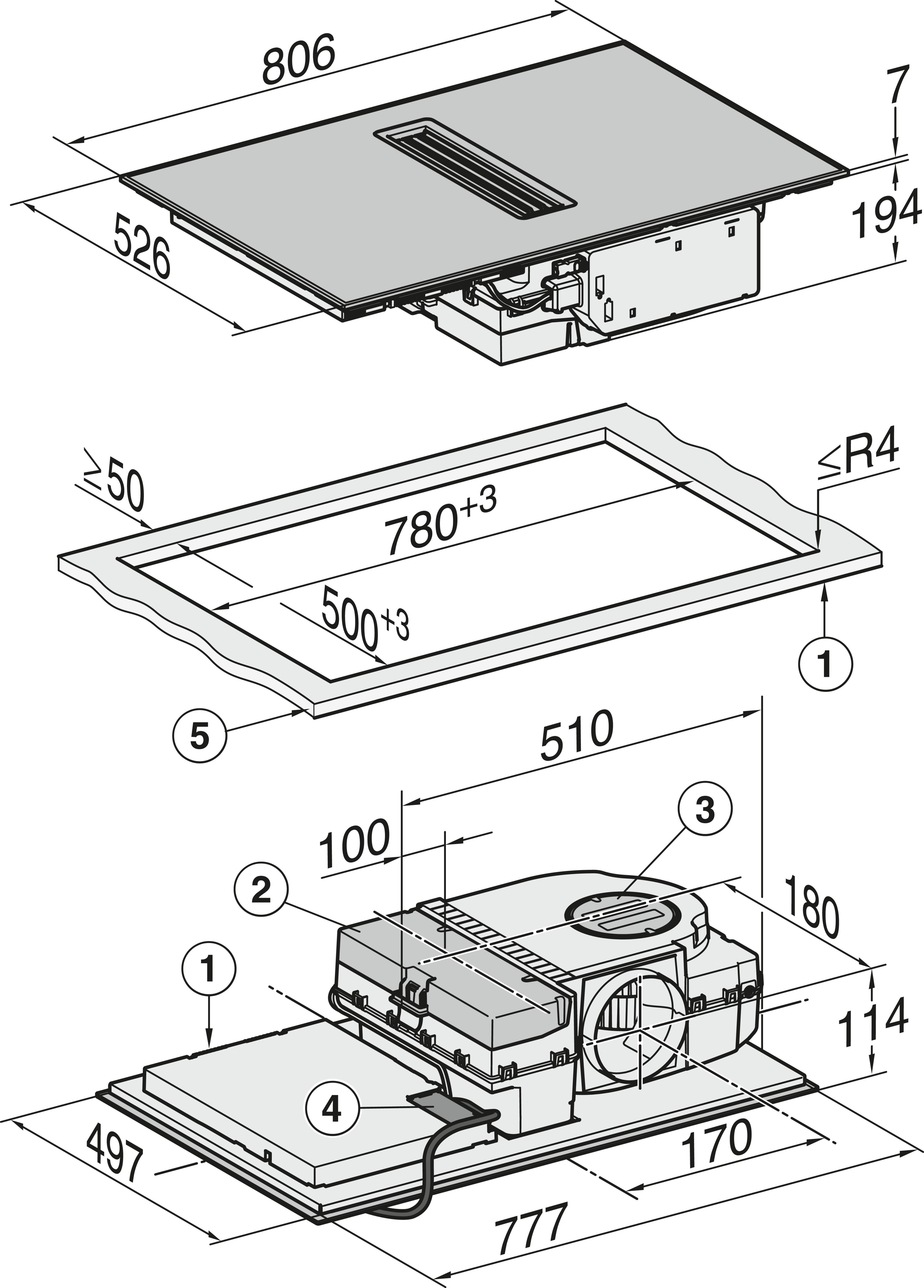Miele kookplaat inbouw KMDA7272FR-AED afbeelding 4