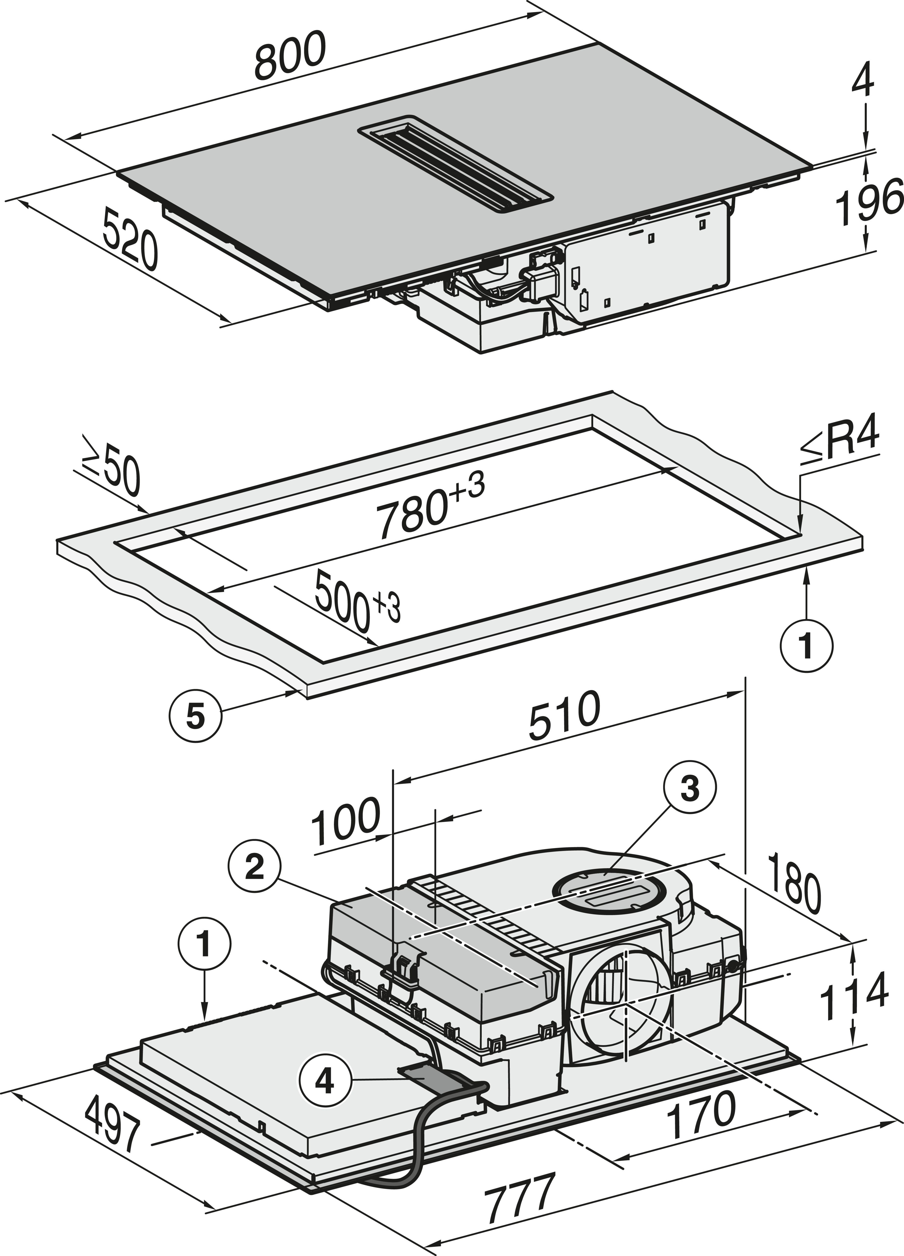 Miele KMDA7473FL-A inbouw kookplaat afbeelding 5