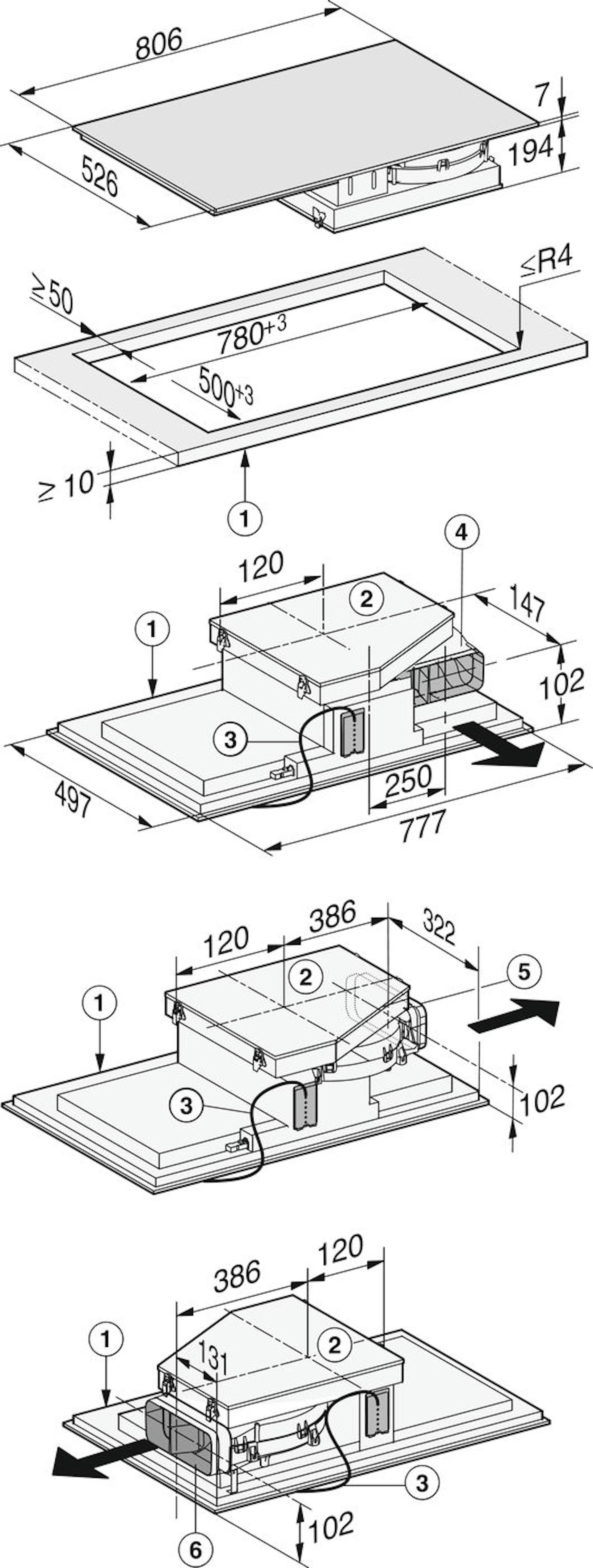 Miele kookplaat KMDA7634FRED afbeelding 3