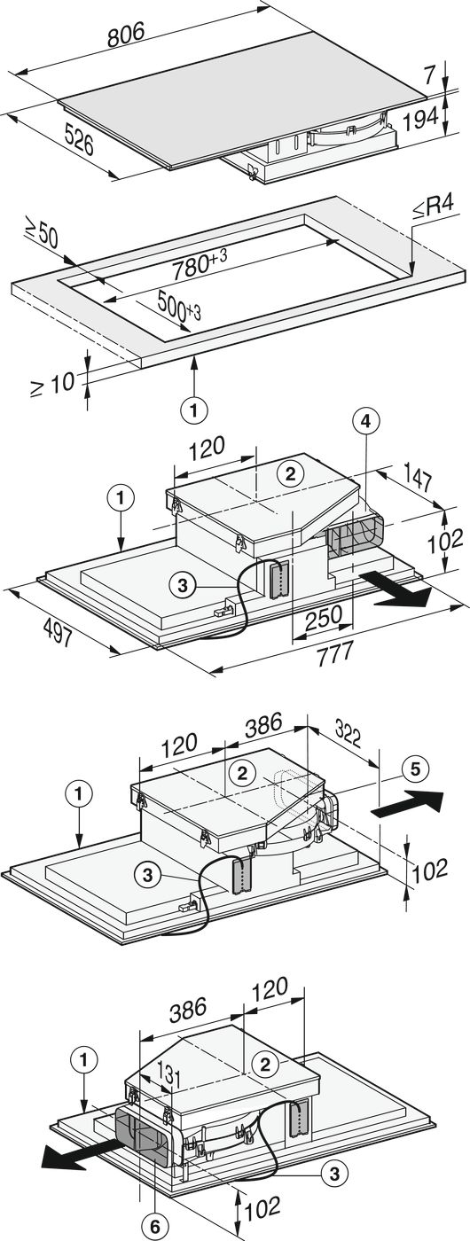 Miele kookplaat KMDA7634FRRVS afbeelding 3