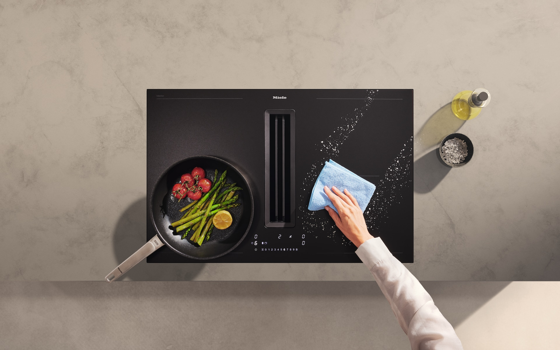 Miele KMDA 7876 FL-A 125 GALA EDITION inbouw kookplaat afbeelding 5