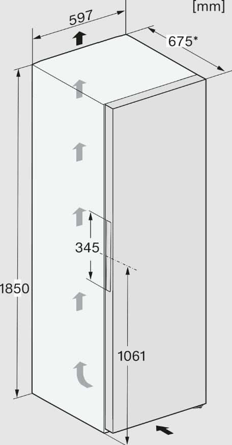 Miele koelkast vrijstaand KS4383ED WS afbeelding 4