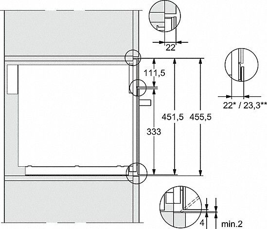Miele magnetron inbouw M 7140 CLST afbeelding 4