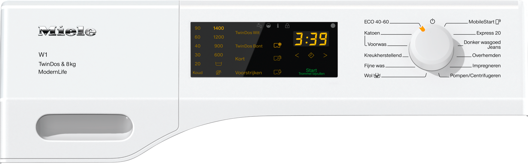 WCD670WCS Miele afbeelding 2