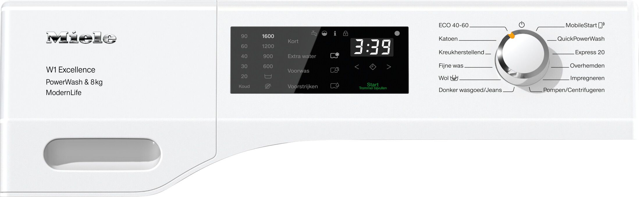 WEF375WPS Miele afbeelding 2