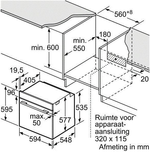 Neff B3ACE4HG0B inbouw oven afbeelding 5