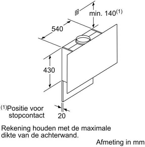Neff D95FMS1G0  afzuigkap afbeelding 6