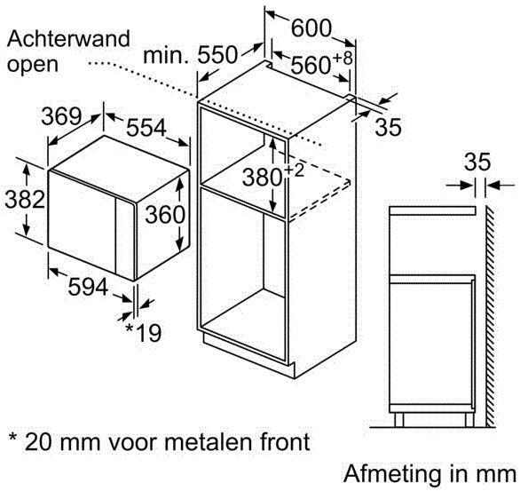 Neff HLAGD53G0 inbouw magnetron afbeelding 5