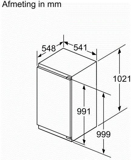 Neff KI1312FE0 inbouw koelkast afbeelding 5