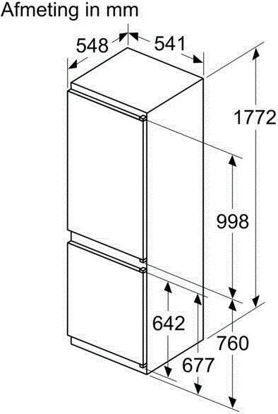 Neff KI5861SF0 inbouw koelkast afbeelding 6