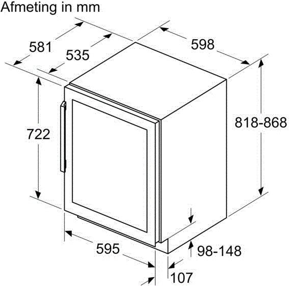 Neff KU9213HG0 vrijstaand wijnkast afbeelding 5