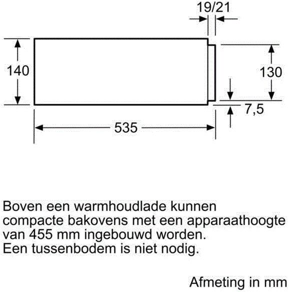 NEFF warmhoudlade  N17HH10G0 afbeelding 4