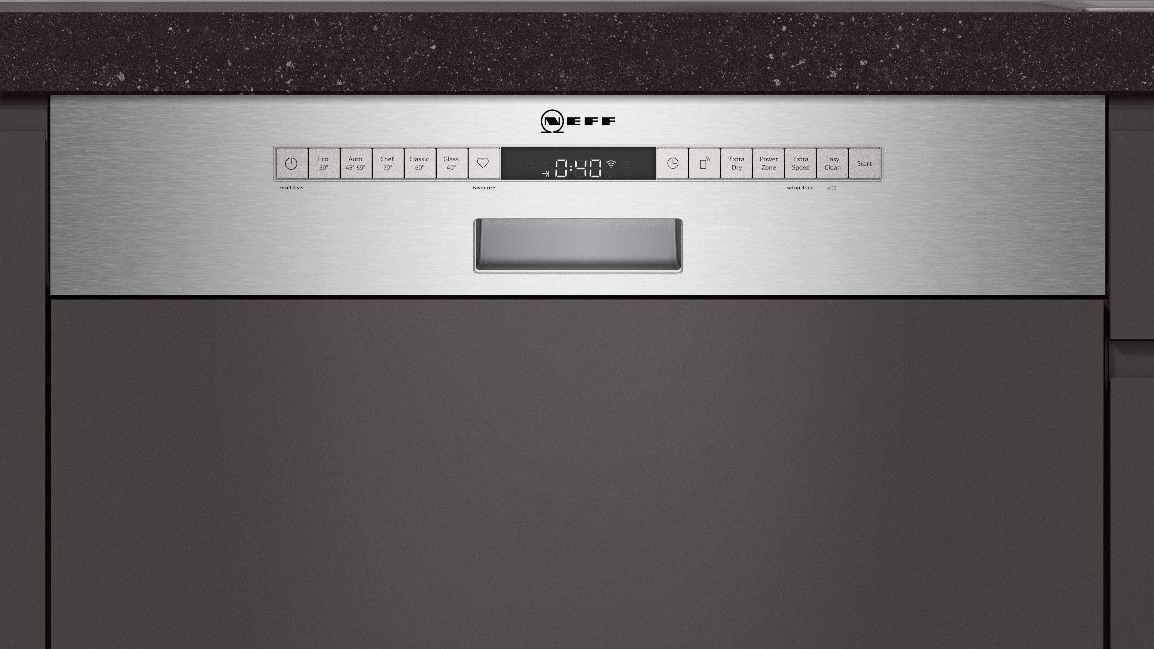 Neff S145HAS29E inbouw vaatwasser afbeelding 5