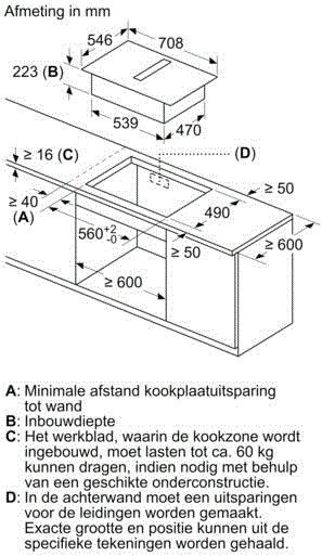 NEFF kookplaat inbouw T47TD7BN2 afbeelding 4