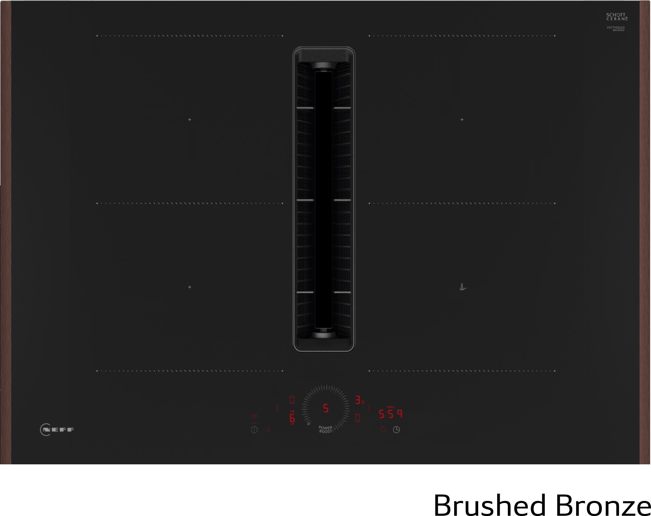 Neff V57YHQ4C0 inbouw kookplaat afbeelding 5