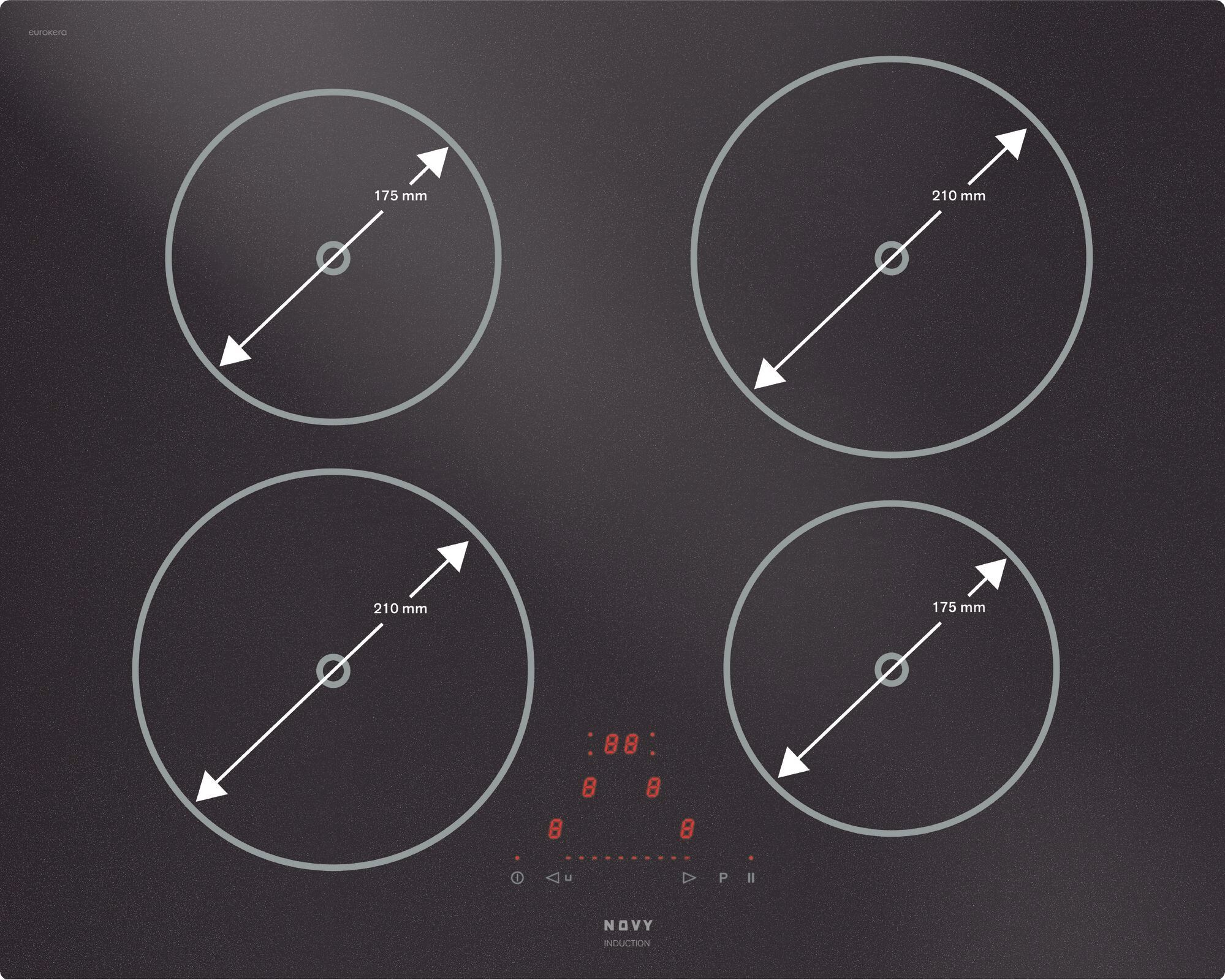 Novy kookplaat 1753-G1 afbeelding 3