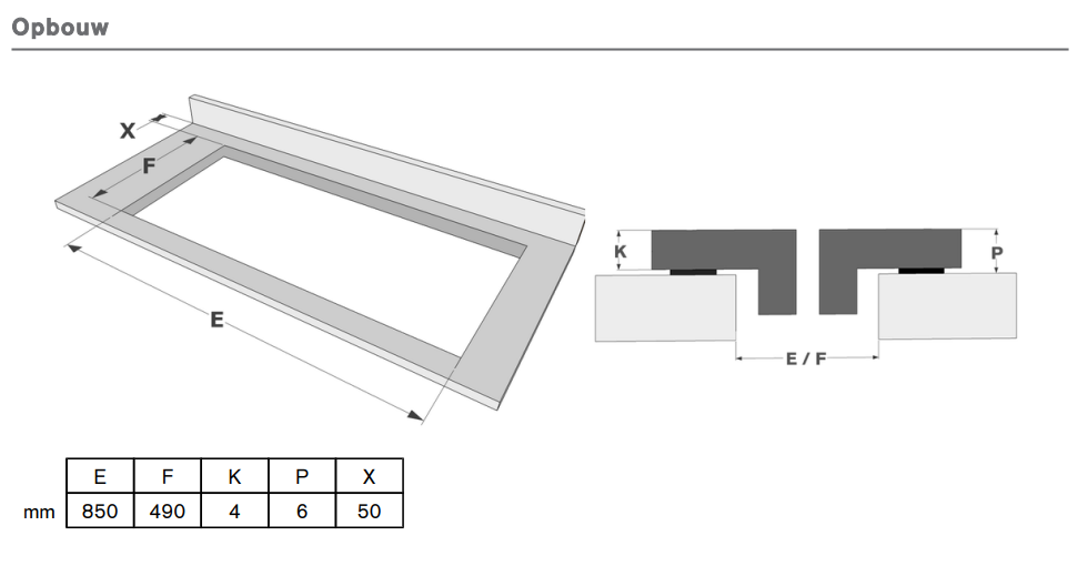 Novy kookplaat inbouw 1758 afbeelding 4