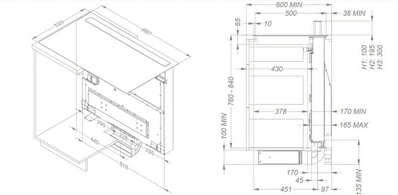 Novy 1831 inbouw kookplaat afbeelding 5