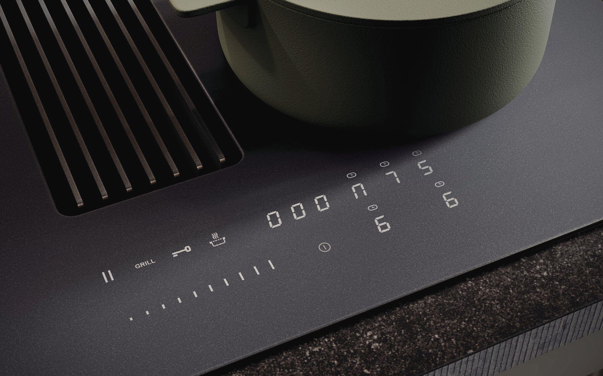 Novy kookplaat inbouw 1881-G1 afbeelding 4