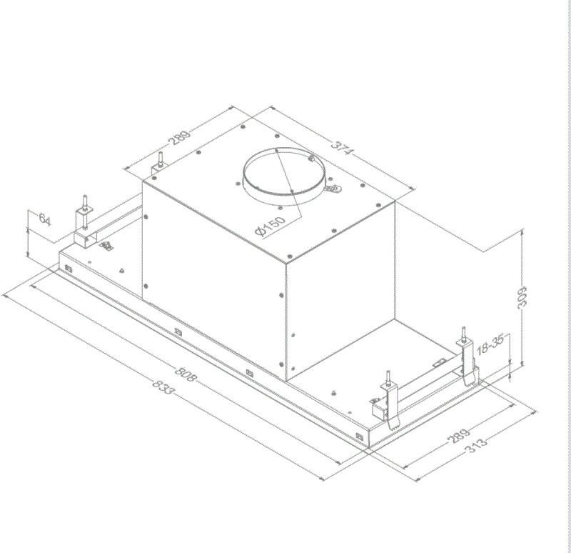Novy afzuigkap 26080 afbeelding 3