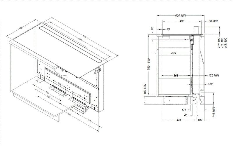 Novy 42120 inbouw kookplaat afbeelding 5