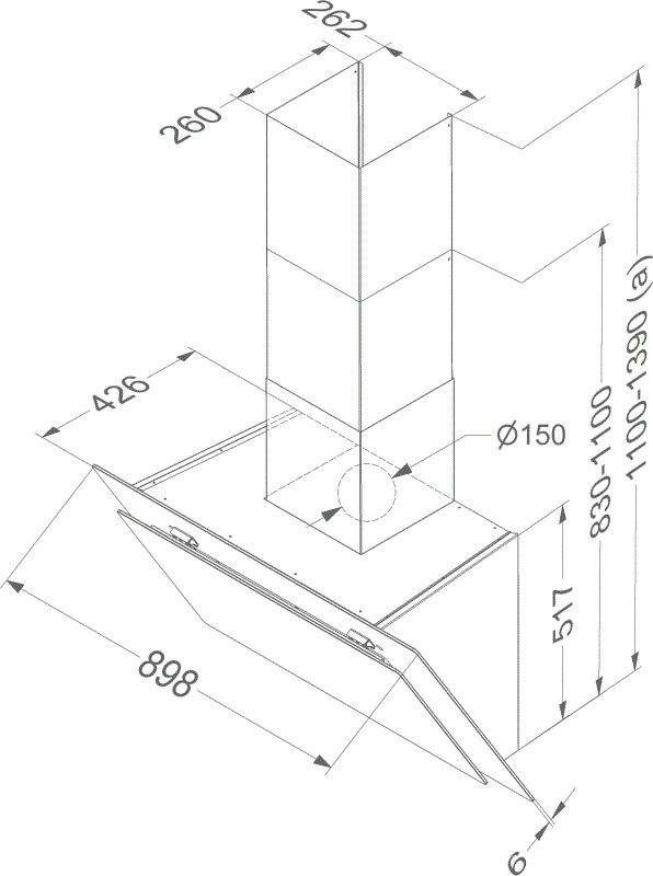 Novy afzuigkap  7833 afbeelding 4
