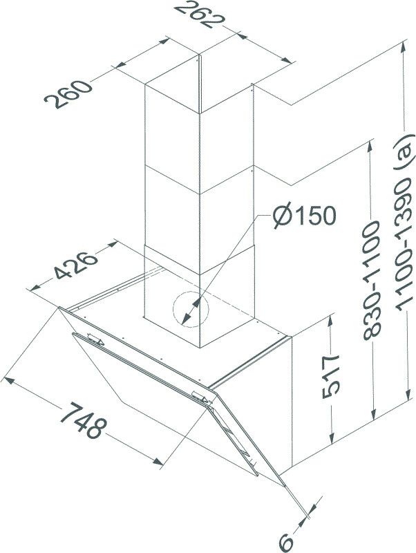 Novy afzuigkap  7853 afbeelding 4